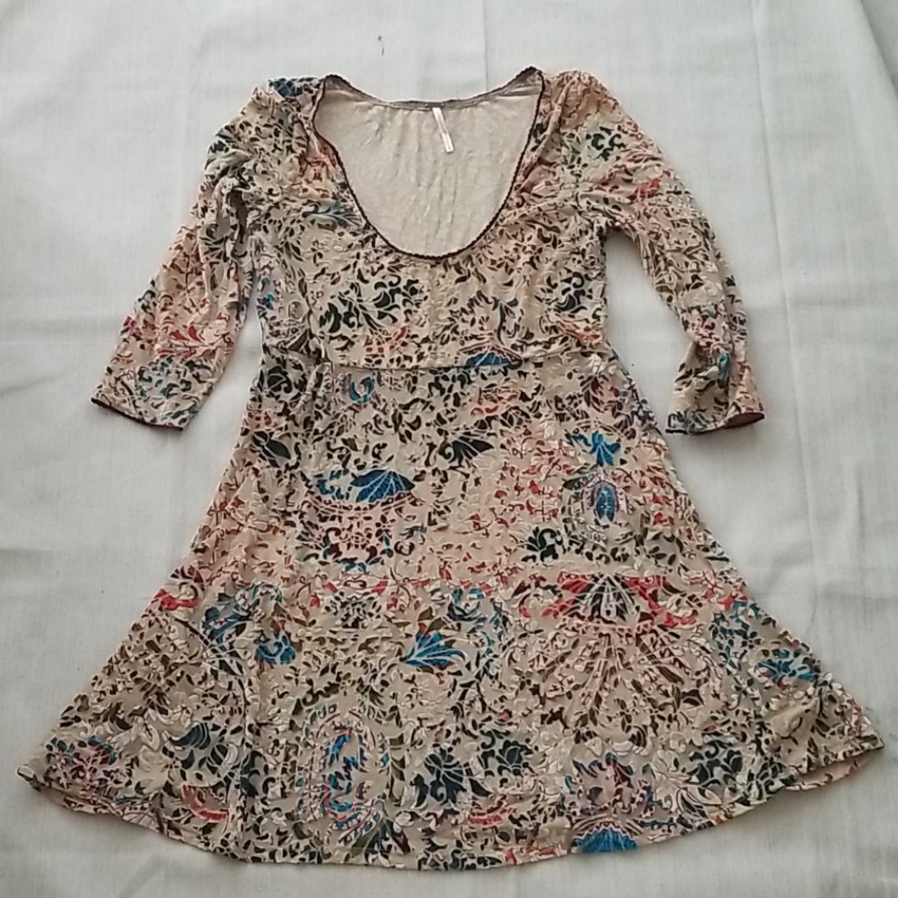 Free People Velvet Burnout Dress